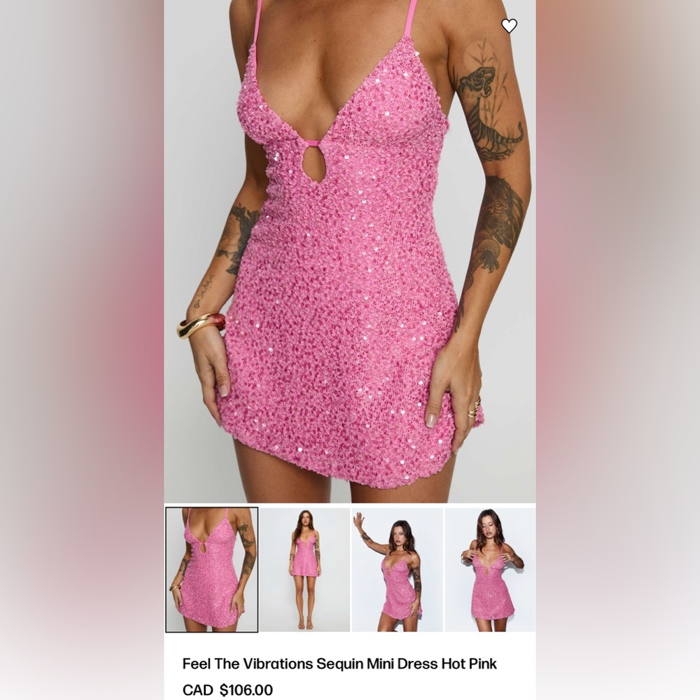 Feel The Vibrations Sequin Mini Dress